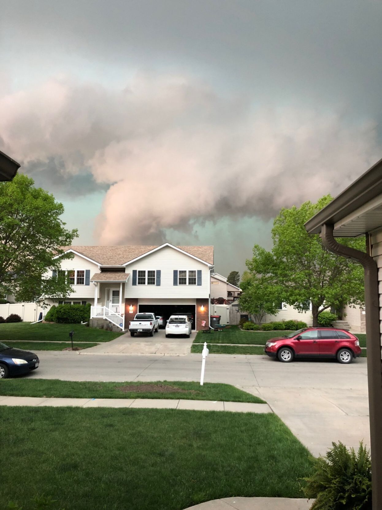 Looking west from Southwest 26th Street
